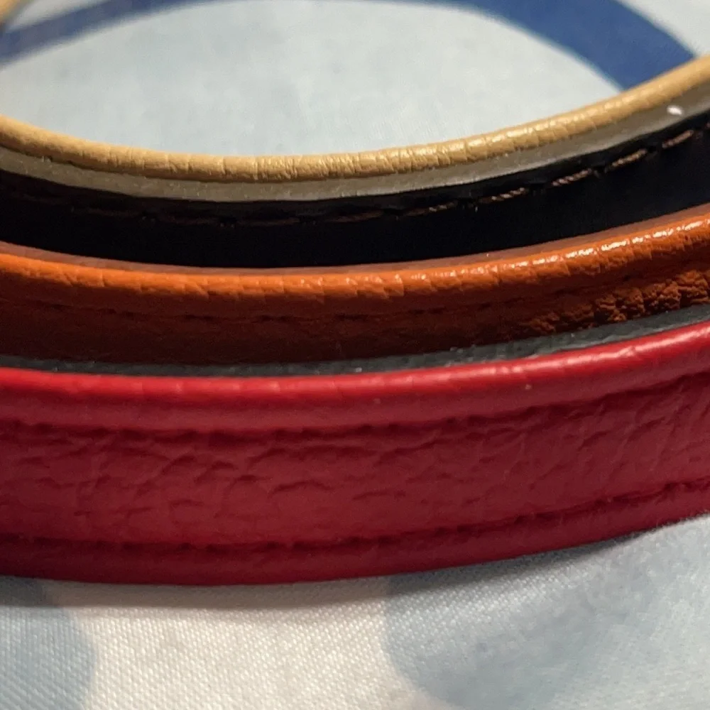 New set/3 padded pet collars